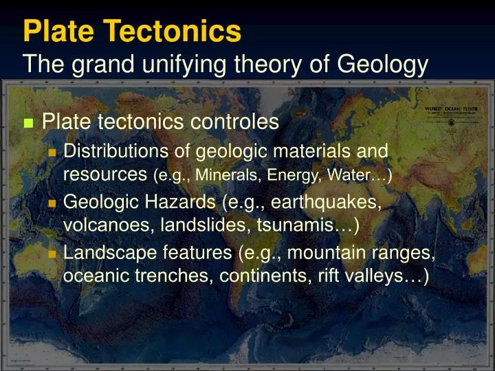 plate tectonics the grand unifying theory of geology