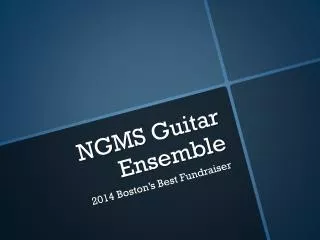 NGMS Guitar Ensemble
