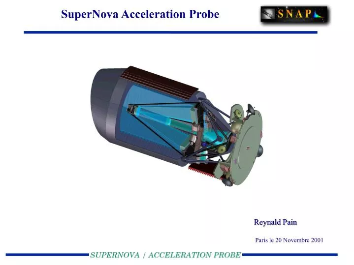 supernova acceleration probe