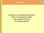 Validity - slide 1