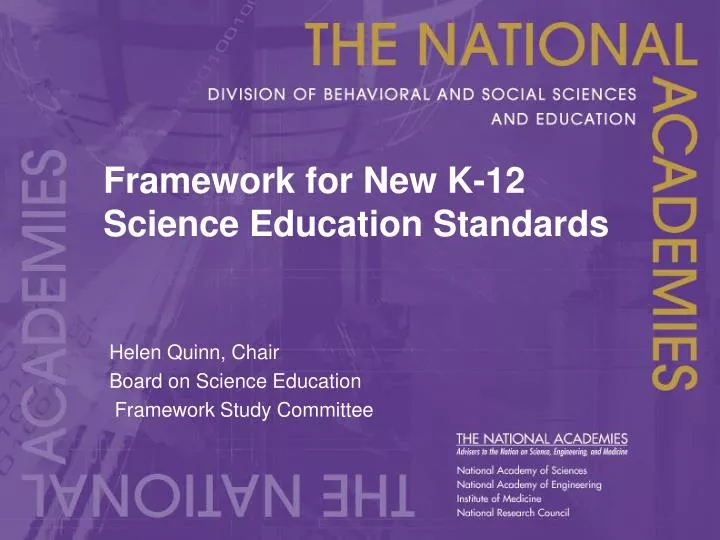 framework for new k 12 science education standards