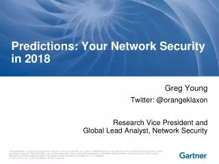 Predictions: Your Network Security in 2018