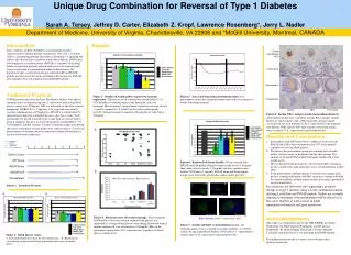 Unique Drug Combination for Reversal of Type 1 Diabetes