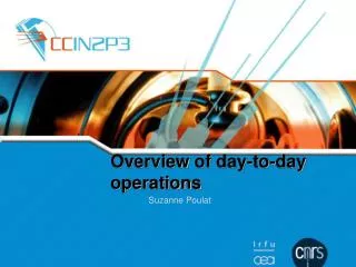 Overview of day -to- day operations
