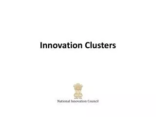 Innovation Clusters