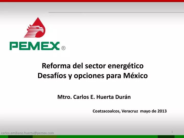 reforma del sector energ tico desaf os y opciones para m xico