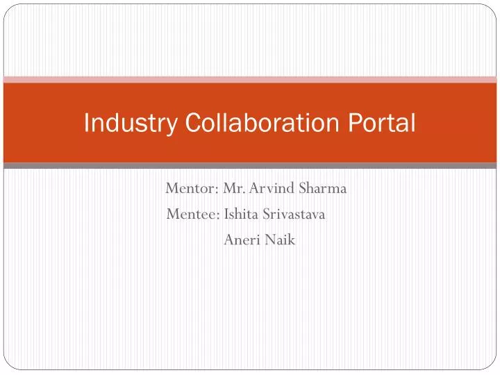 industry collaboration portal
