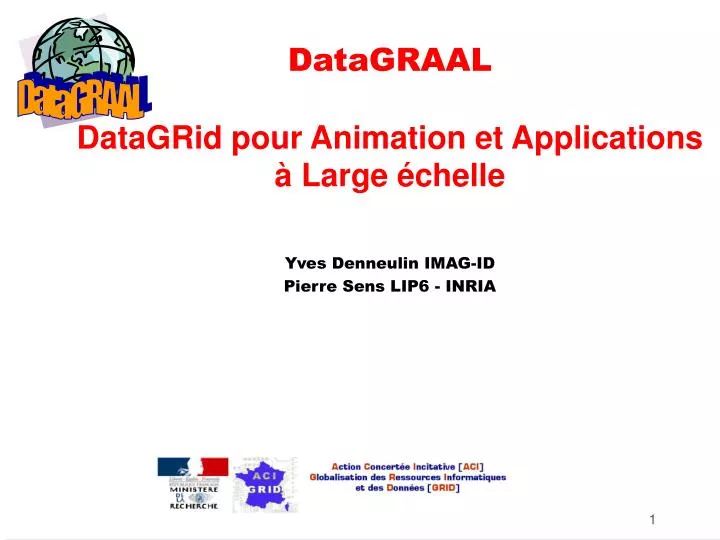 datagraal datagrid pour animation et applications large chelle
