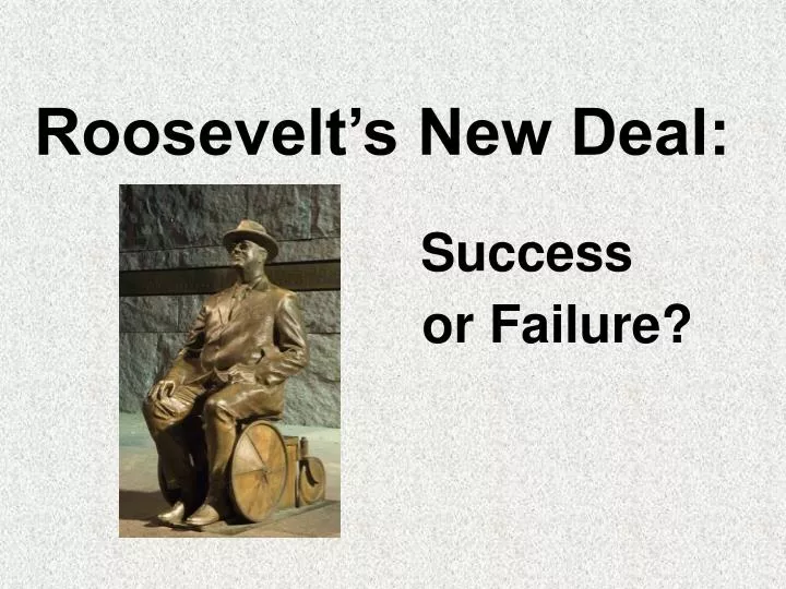 roosevelt s new deal