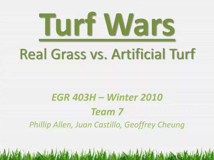 turf wars real grass vs artificial turf