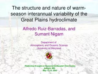 The structure and nature of warm-season interannual variability of the Great Plains hydroclimate