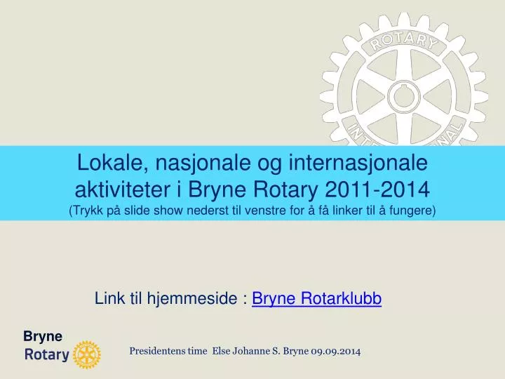 presidentens time else johanne s bryne 09 09 2014