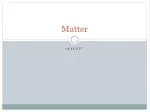 Matter - slide 1