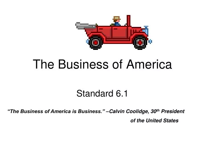 the business of america