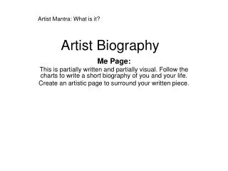 Artist Biography