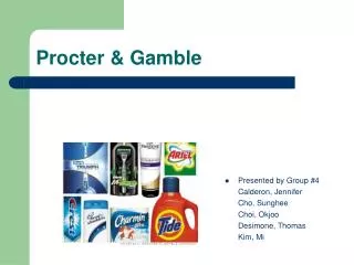 Procter &amp; Gamble