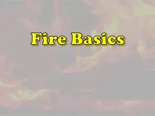 Fire Basics