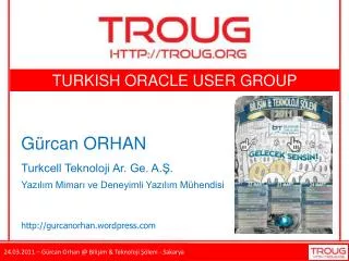 TURKISH ORACLE USER GROUP