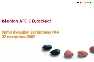 Réunion AFEI / Euroclear