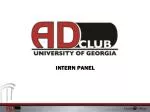 INTERN PANEL - slide 1
