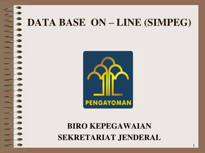 data base on line simpeg
