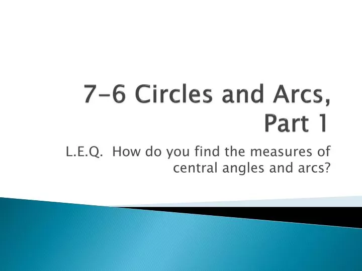 7 6 circles and arcs part 1