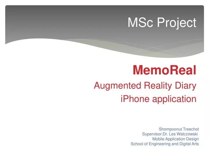 msc project