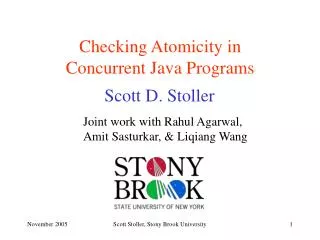 Checking Atomicity in Concurrent Java Programs