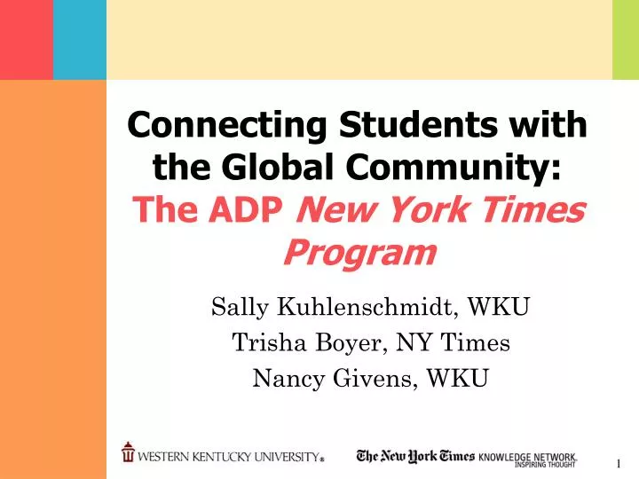 connecting students with the global community the adp new york times program