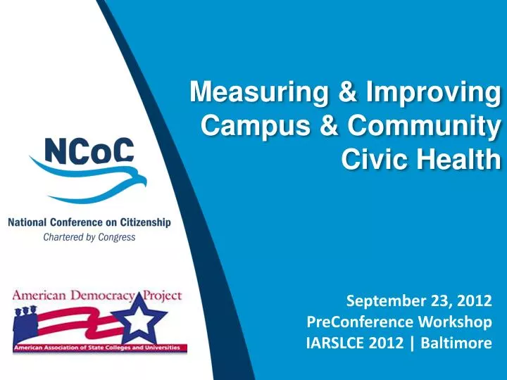 measuring improving campus community civic health