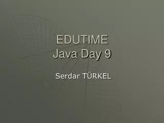 EDUTIME Java Day 9