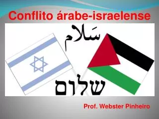 Conflito árabe-israelense