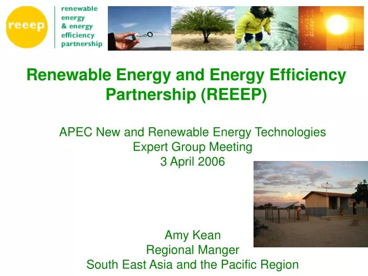 renewable energy and energy efficiency partnership reeep