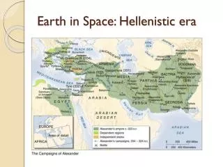 Earth in Space: Hellenistic era