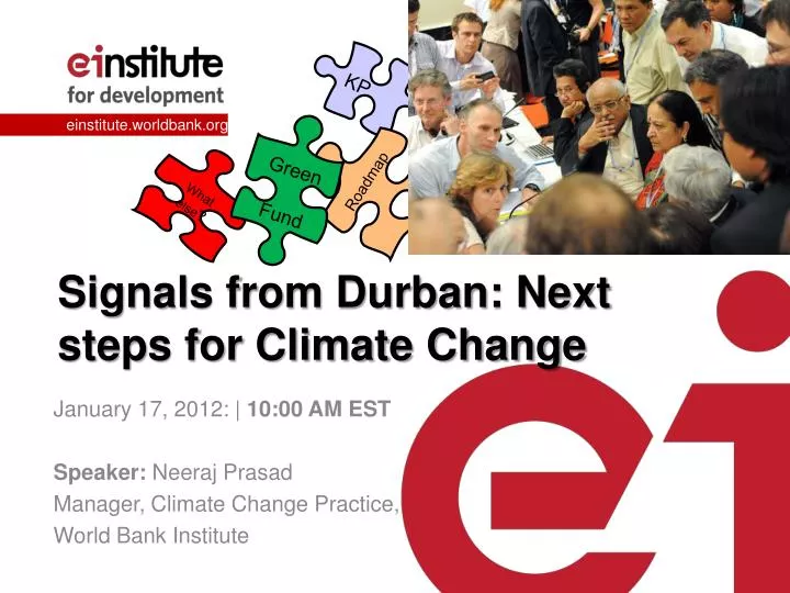 signals from durban next steps for climate change