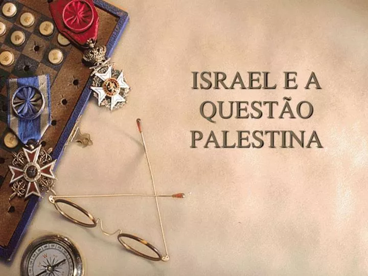 israel e a quest o palestina