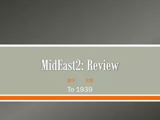 MidEast2: Review