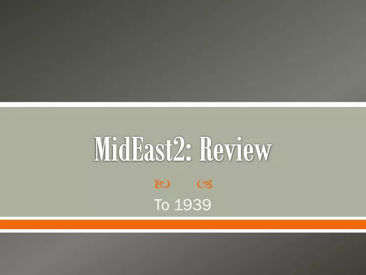 mideast2 review