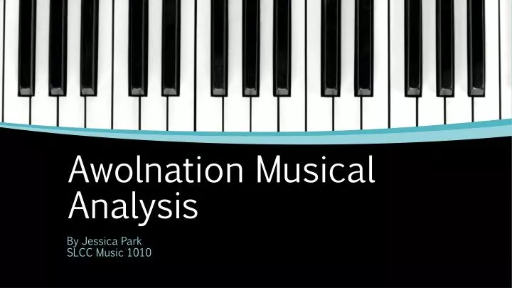 awolnation musical analysis