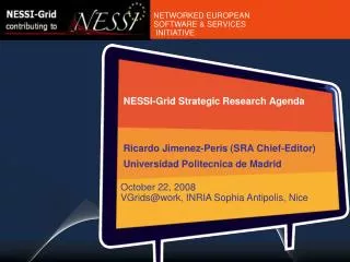 NESSI-Grid Strategic Research Agenda