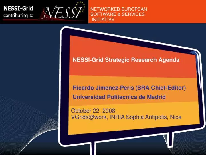 nessi grid strategic research agenda