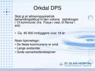 Orkdal DPS