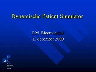 Dynamische Patiënt Simulator