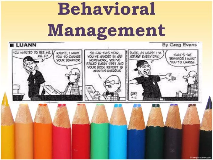 behavioral management