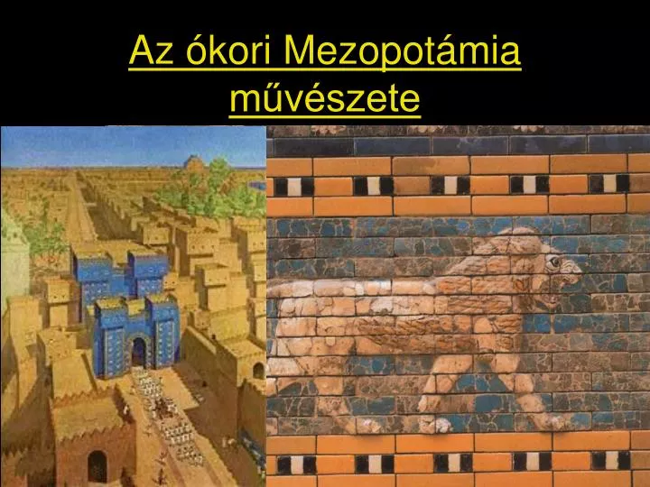 az kori mezopot mia m v szete