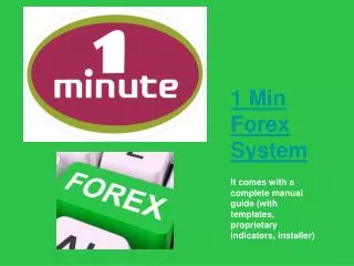 1 Min Forex System