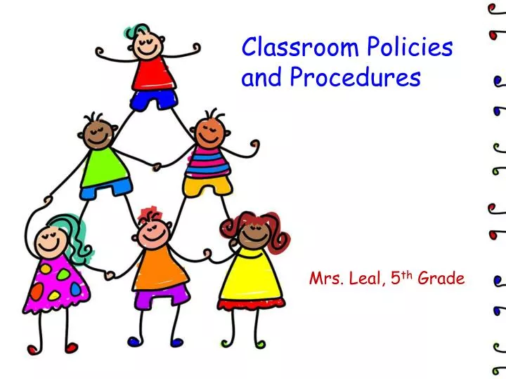 classroom policies and procedures