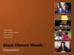 Black History Month - slide 1