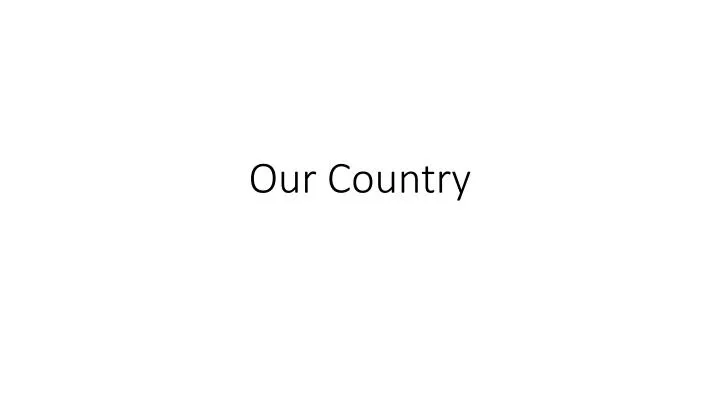 our country