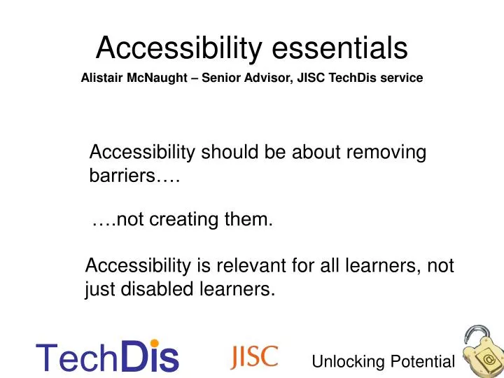 accessibility essentials